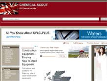 Tablet Screenshot of chemicalscout.com